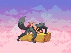 Bestial Encounter in Cloud Meodow