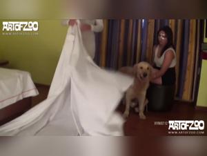 Intense Bestiality with Dog: Hardcore Sex Video