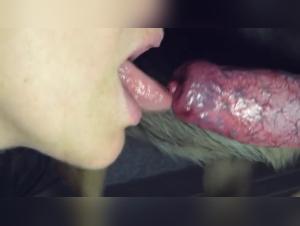 Woman and dog: a video of extreme zoophilia