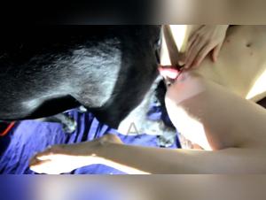 Njufie and his canine master: Breathtaking bestiality videos