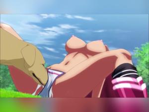 Woman in bikini and dog in shocking bestiality episode