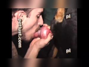 Woman and Dog: A Forbidden Encounter on Video