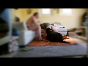 A unique animal experience: woman and dog