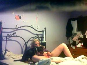 Hidden camera zoophilia video