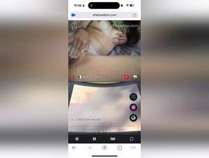 Horny girl fucks dog on webcam