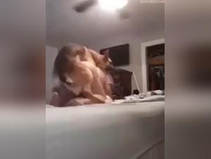Sexo Animal Brutal: Milf Dévore Son Chien Avec Passion