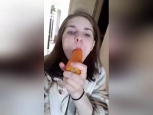 intimate moment with dog