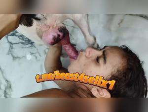 Mia's Dog Sex Teaser - Woman Gets Fucked