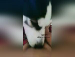 Latina Teen Baise Chien en Appel - Solo