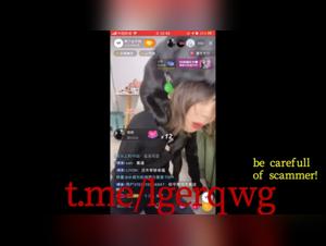 Asian woman and her dog in bestiality video