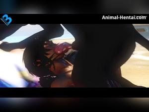 Forbidden Love: 3D Canine Companion and Beach Adventure