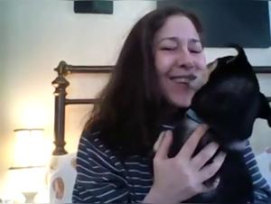 Woman and dog: a shocking bestial video