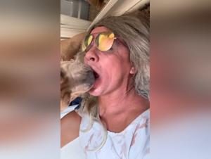 Milf Teaches Her Pooch Some Doggy Style After a Fiery Suck & Fuck