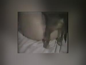 Chubby woman and dog: a beastly encounter