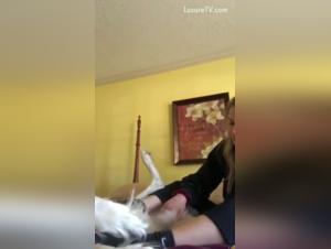 Adorable Teenage Girl and Her Four-Legged Best Friend: An Unforgettable Sex Encounter