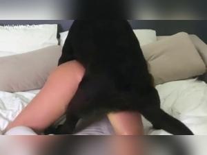 Veronica Selesto in an intense zoophilia scene