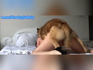 Dog Fucks Model