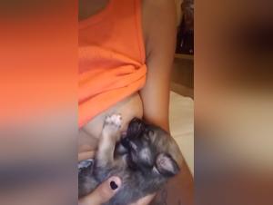 Woman and dog: a beastly encounter