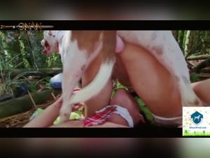 Forbidden Meeting: Woman and Dog