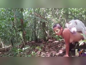Sexo Animal Bosque HD - Anal
