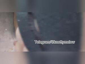 Girl, penis size, with her dog