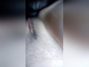 This blonde's first time with a dog