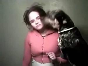 Zoophilia video: a woman and her dog