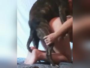 Mother and Dog in Extreme Sex Scene