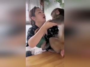 Bestial Encounter: Asian Woman and Dog