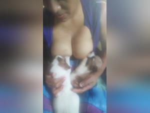 Breastfeeding puppies: a scene of intense zoophilia