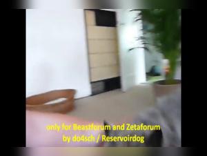 Intense moments of pleasure with man's faithful friend