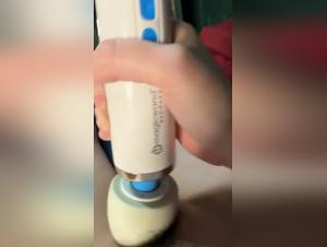 curious teen and dog