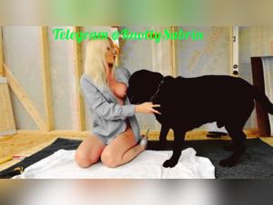 Bestiality: Dog fucks Milly