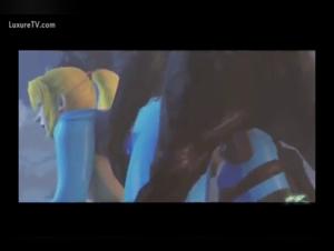 Bestial encounter between a hunter and a wolf