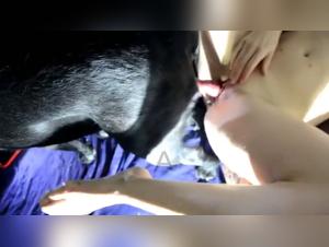 Dog fucking and whore fuck with my wife