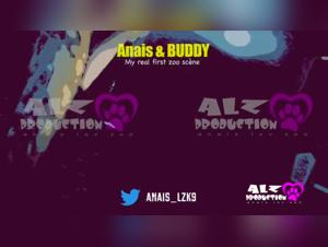 Bestiality with Anais and her canine friend