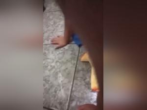 The Slut and Her Dog F*cks with Pitbull