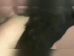 Milf and dog in a beastly sex video