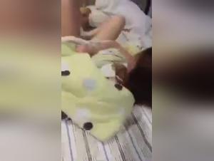 Asian woman and dog: a beastly encounter