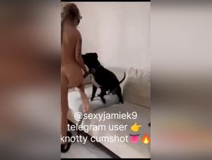 Knotty Stretching Doggy Creampie Extension
