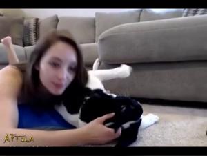 Woman and her dog: a shocking bestiality video
