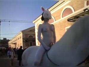 Bestiality Video: Woman and Horse in Nature